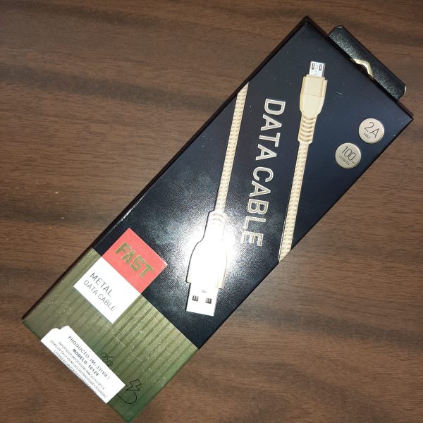 Cable para carga y datos USB – V8 FAST METAL DATA CABLE 2A