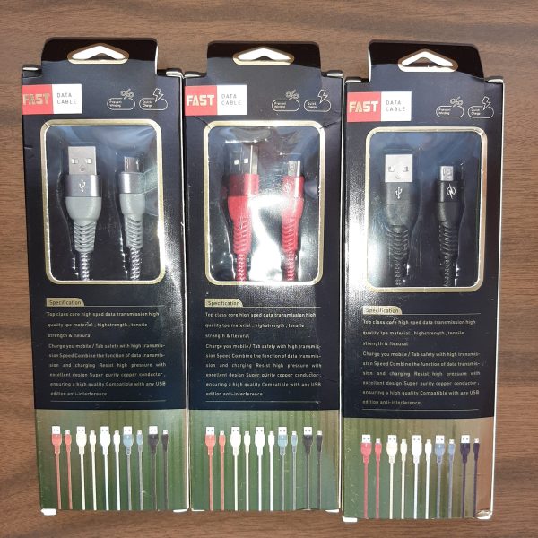Cable para carga y datos USB – V8 FAST METAL DATA CABLE 2A - Image 2