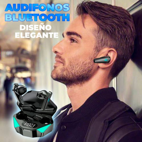Auriculares X15S Gamer Inalámbricos Bluetooth 5.3 con LED - Image 2