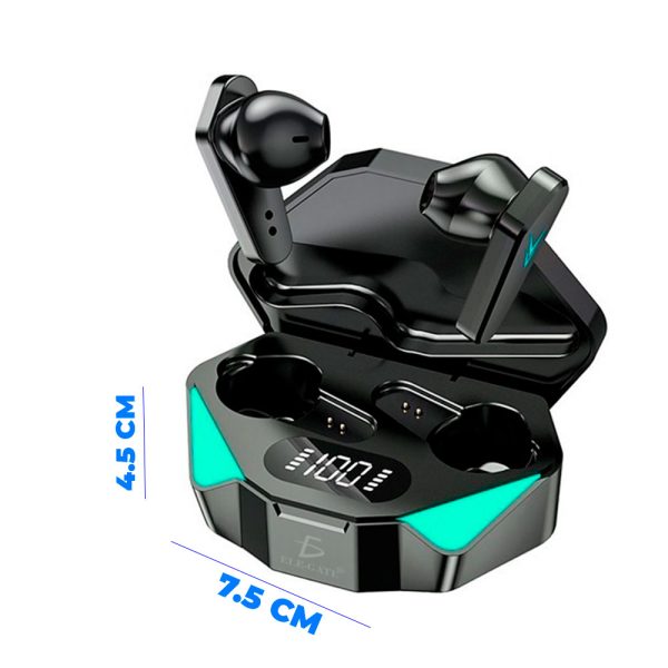 Auriculares X15S Gamer Inalámbricos Bluetooth 5.3 con LED - Image 5
